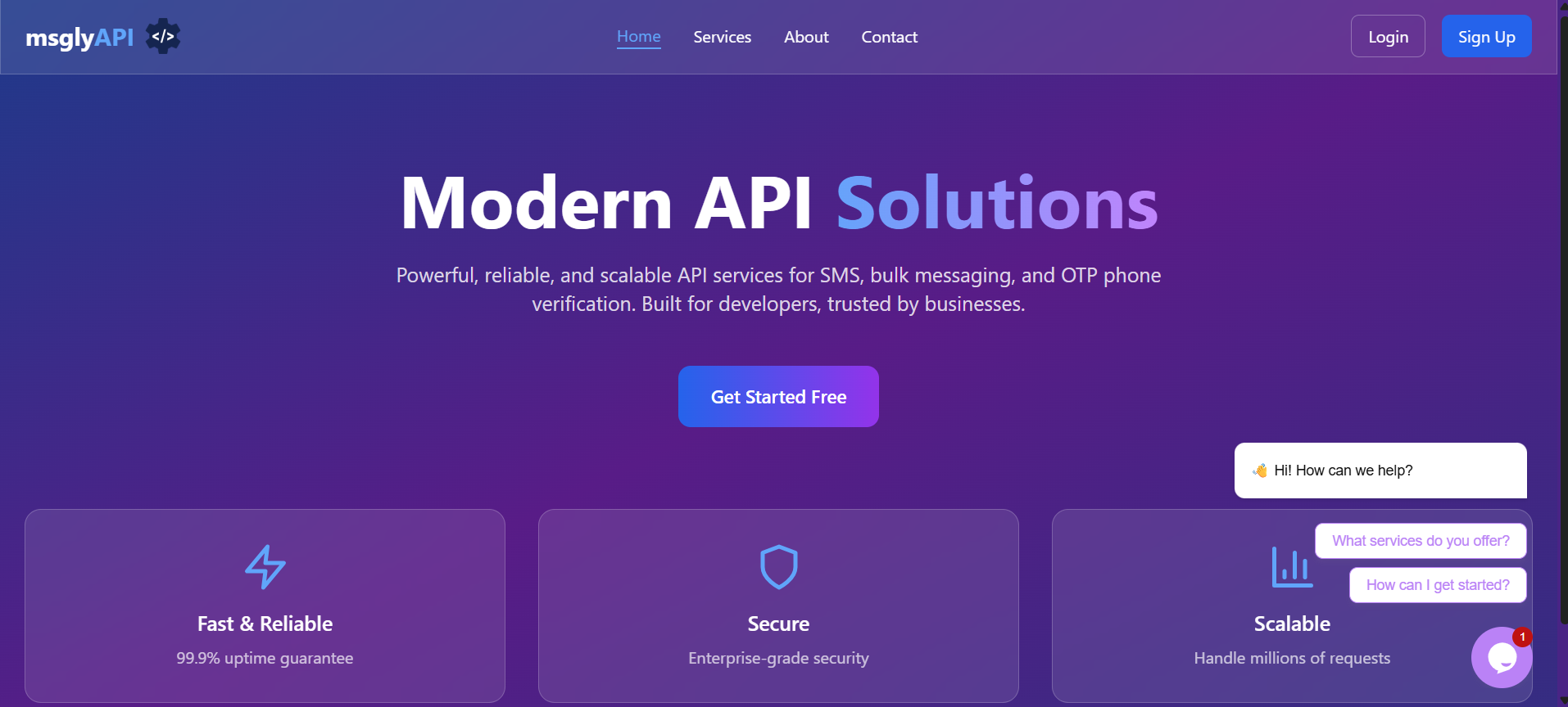 MSGLYAPI – SAAS PLATFORM